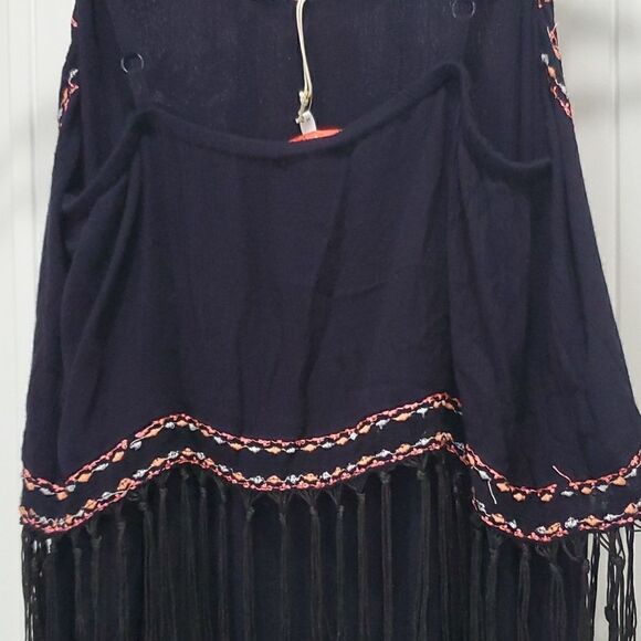 Riresort by,River Island Womans Embroidered Cami, Maxi Dress,with fringe,Med,NWT - Picture 11 of 11